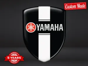 Yamaha Pegatina Con Relieve Coche Limitada Diseño Estilizado